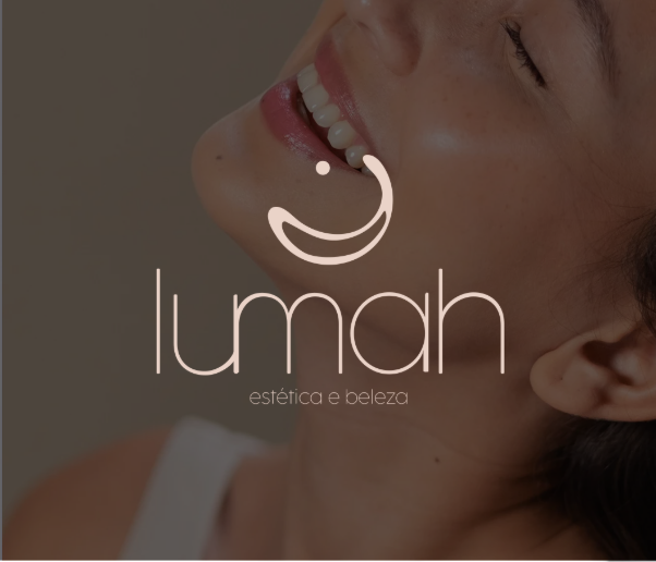 Identidade visual Lu'Mah Estética e Beleza